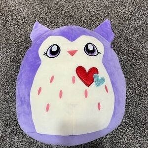 Squishmallows Purple Owl Plush Toy